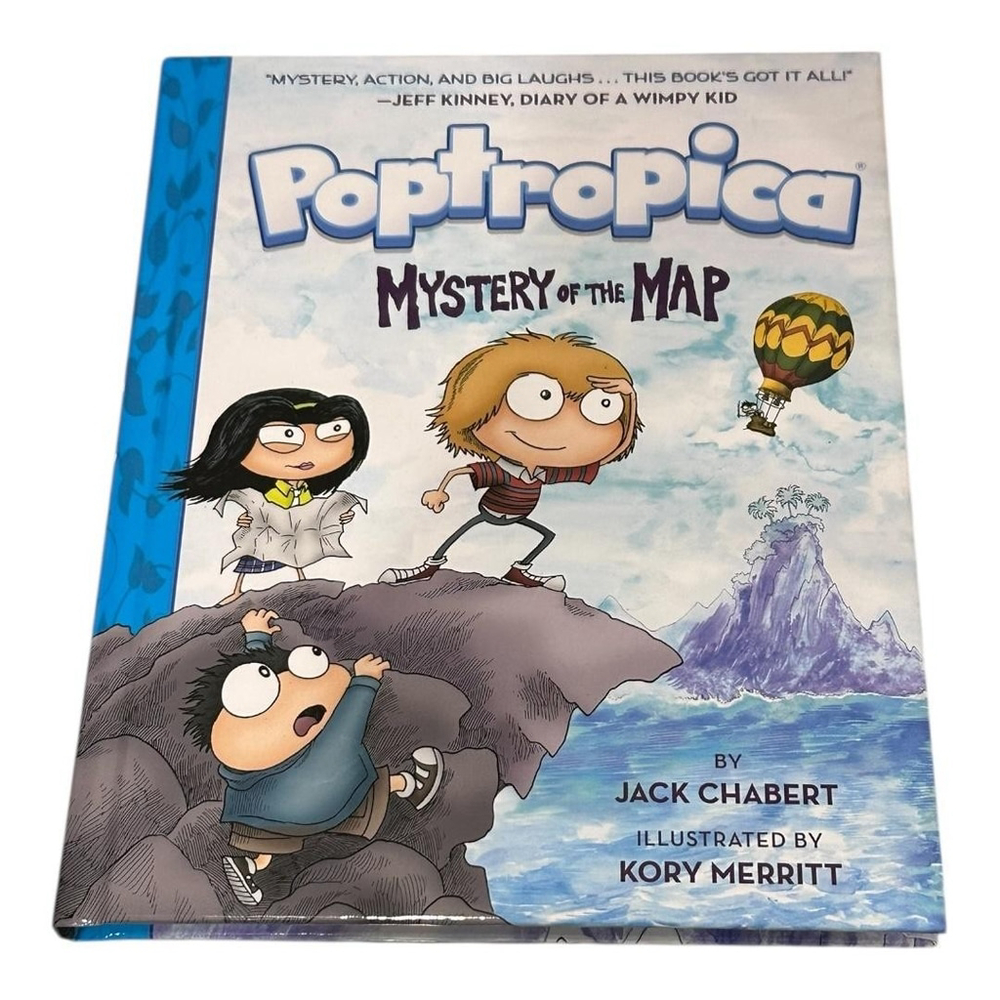 Poptropica Mystery Of The Map Jack Chabert Amulet Blue HC Kids Graphic Novel USA
